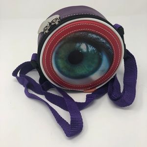 Hi Di Hi Winking Eye Small Purse Crossbody Red